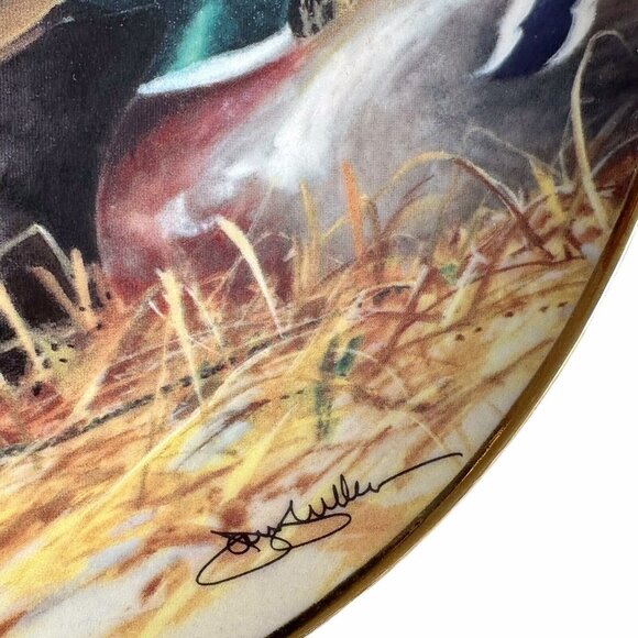 Franklin Mint 1991 Beginners Luck Labradors Porcelain Plate Collectible Vintage - Picture 4 of 6